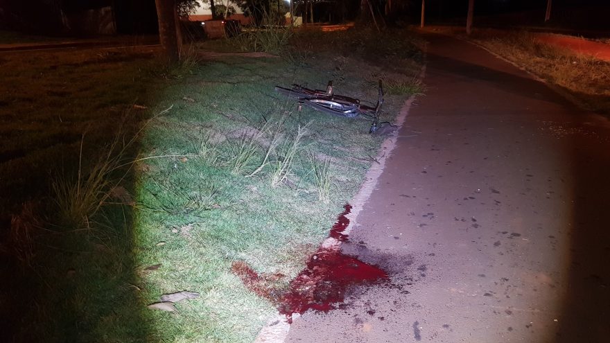 Ciclista sofre afundamento de crânio após cair na marginal da Piquiri, no Barcelona