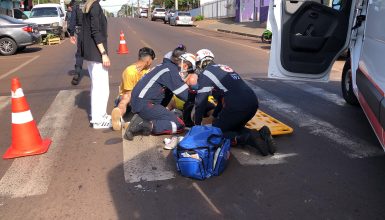 Imagem referente a Vítimas ficam feridas em acidente no bairro Tarumã