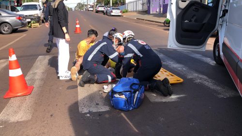 Imagem referente a Vítimas ficam feridas em acidente no bairro Tarumã