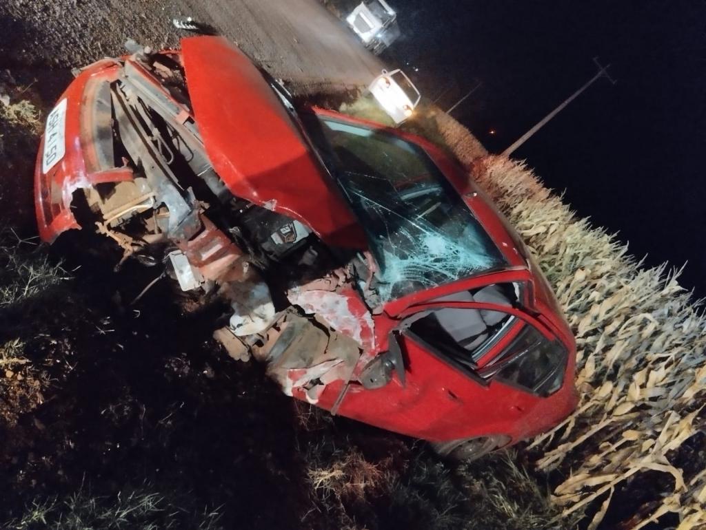 Colisão entre Fiesta e Monza deixa seis feridos na PR-581 em Tupãssi Colisão entre Fiesta e Monza deixa seis feridos na PR-581 em Tupãssi
