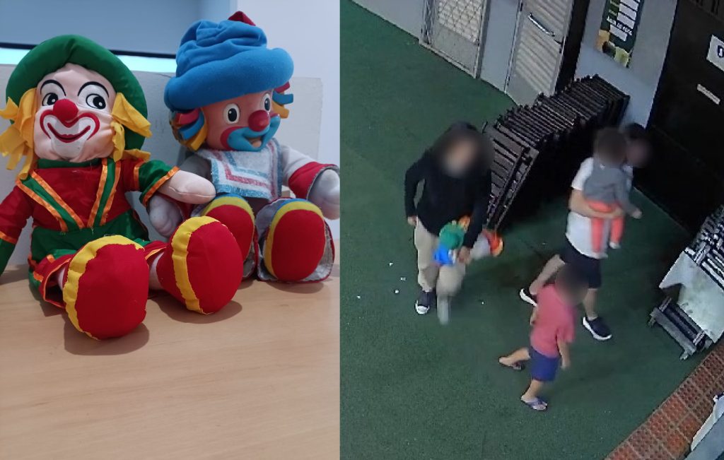 Bonecos furtados em lanchonete no São Cristóvão são devolvidos após denúncia de comerciante Bonecos furtados em lanchonete no São Cristóvão são devolvidos após denúncia de comerciante