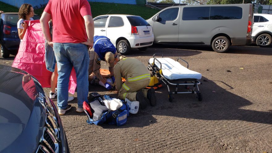 Criança fica ferida após ser atingia por carro na Região do Ciro Nardi