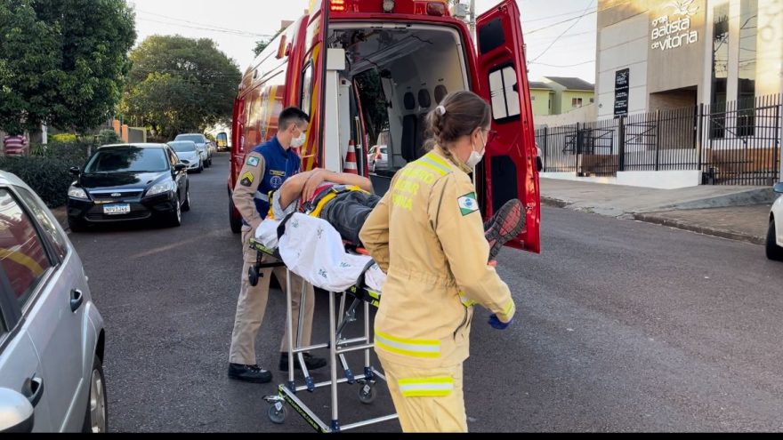 Idoso quebra o braço ao cair da escada no São Cristóvão