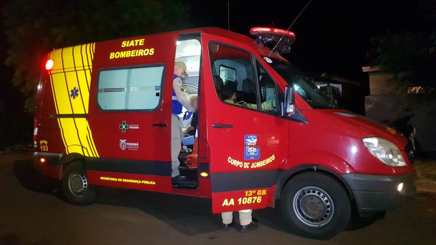 Homem é socorrido pelos Bombeiros após se engasgar com pedaço de carne