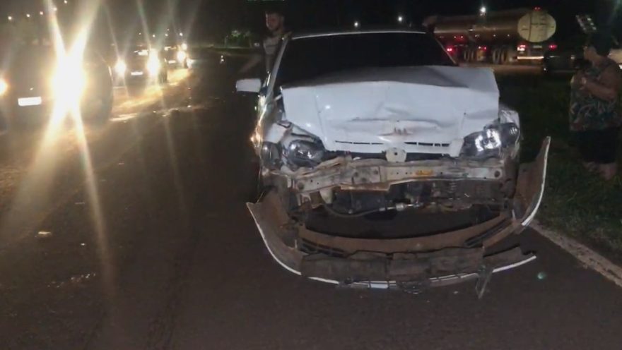 Gol e Saveiro se envolvem em mais um acidente no mesmo trecho da rodovia BR-467