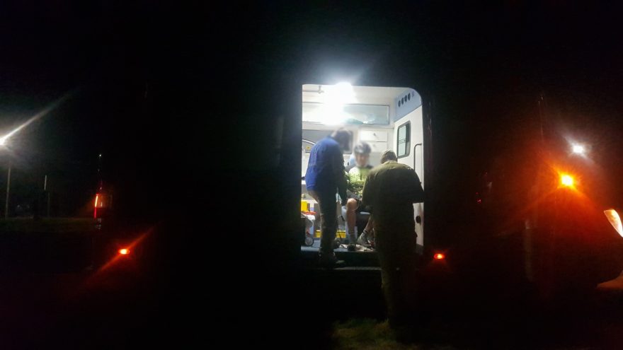 Idoso sofre luxação ao cair de bicicleta na rodovia BR-277