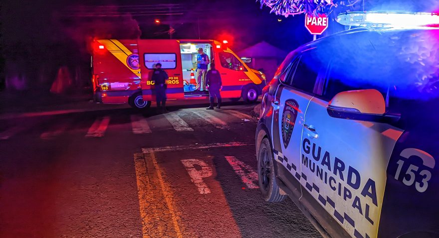 Homem fica ferido durante briga e é socorrido pelos Bombeiros no Bairro Brasília