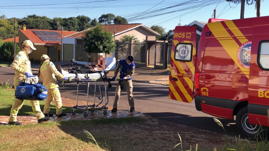 Idosa fica ferida ao sofrer queda dentro de casa no Bairro Neva