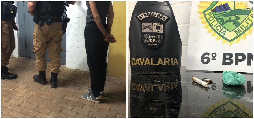 Turma do fuminho: adolescente é apreendida com maconha na praça do Floresta