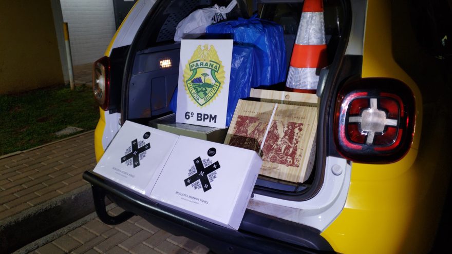 Após esquema de contrabando descoberto pela PM, novo carregamento de vinhos é interceptado