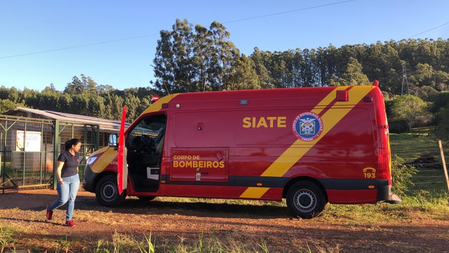 Acidente de trânsito na Estrada Rio da Paz deixa jovem de 25 anos ferido