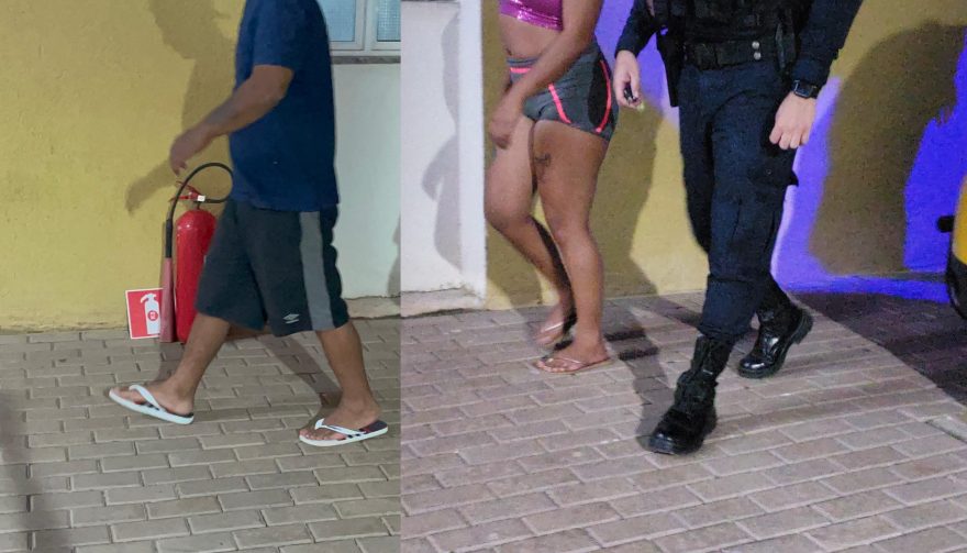 Deu ruim o rolê com a gata: casal é preso circulando Ford Ka furtado