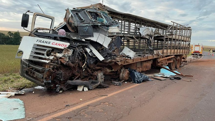 Caminhoneiro morre em trágico acidente na PR-182, entre Maripá e Candeia