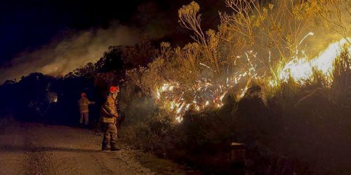 Imagem referente a Combate ao fogo no Parque de Itatiaia continua, sem previsão de fim