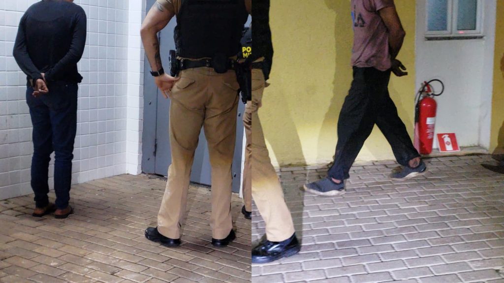 Casal é flagrado com 10 metros de cabos de luz furtados no Esmeralda