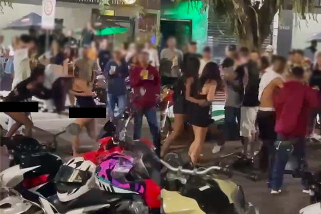 Mulheres brigam e mostram partes íntimas em cidade da região; veja vídeo!
