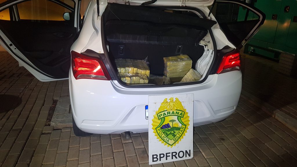 BPFron apreende Ônix carregado com 146 kg de maconha na BR-163