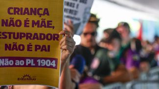 Brasília: mulheres fazem ato contra PL que equipara aborto a homicídio