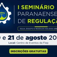 Imagem referente a Agepar abre inscrições para seminário sobre regulação de serviços de saneamento básico