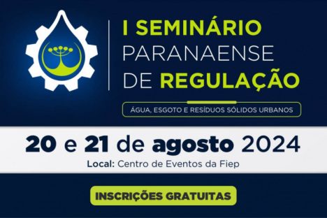 Imagem referente a Agepar abre inscrições para seminário sobre regulação de serviços de saneamento básico