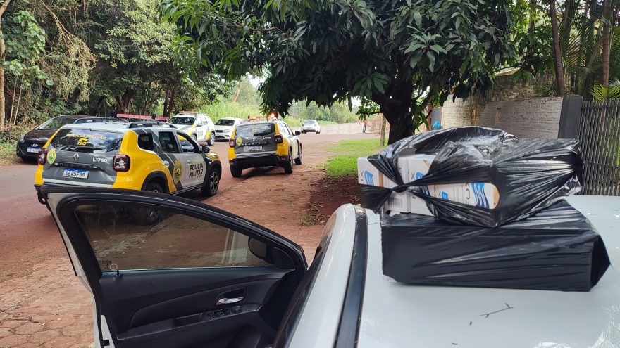 Intensa ação em solo e com helicóptero da PM resulta em grande apreensão de drogas