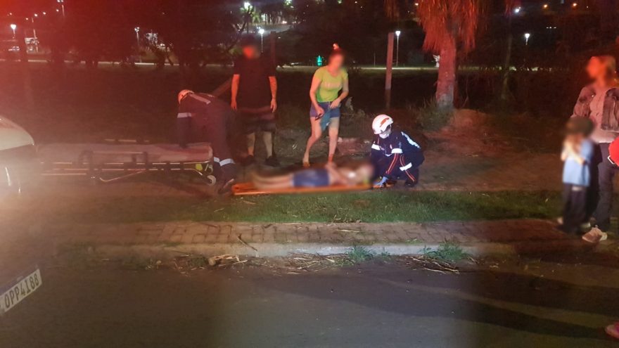 Menino é atropelado por Honda City no Bairro Coqueiral