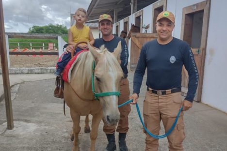 Terapia com cavalos da PMPR colabora na qualidade de vida de pessoas com deficiência
