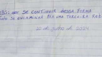 Apenados da PETBC ameaçam terceira rebelião em carta endereçada à CGN