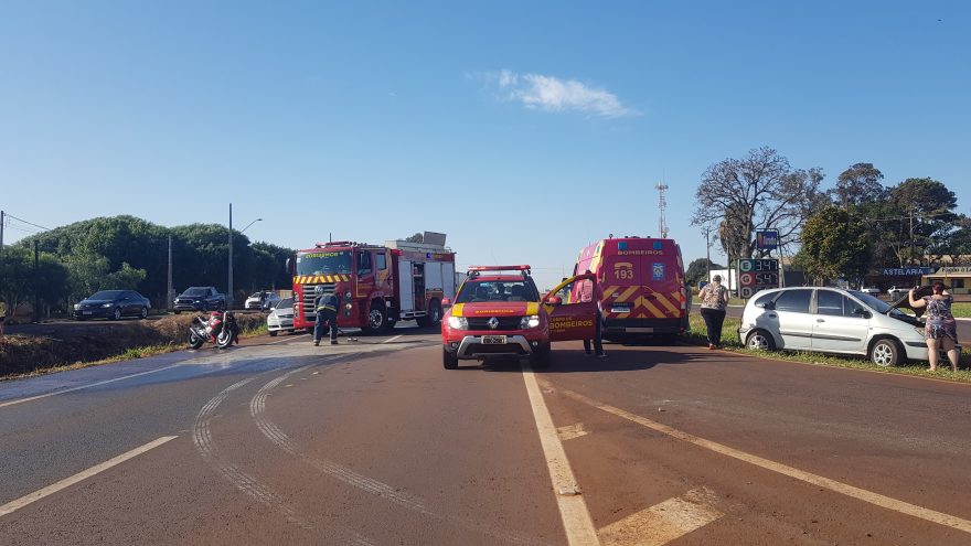 Grave acidente na BR-163 deixa dois feridos e provoca interdição da rodovia