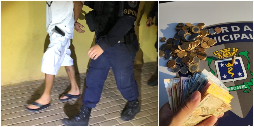 Equipe GPOM encontra munição e dinheiro com suspeito após fuga no Bairro Floresta