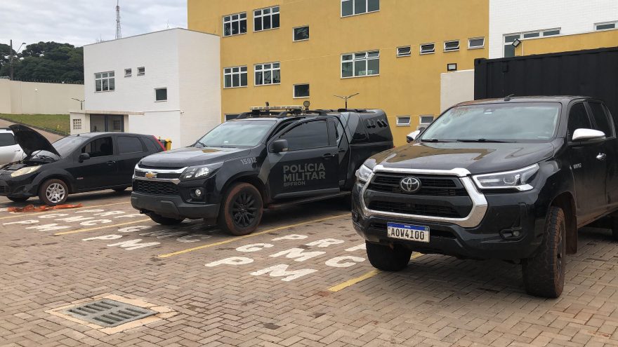 GPS revela localização de Hilux furtada e leva BPFron a Fiesta clonado na BR-277