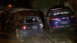 Durante perseguição a motociclista, viatura da GM se envolve em acidente e suspeito foge