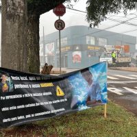 Imagem referente a Após morte do menino Nando, Transitar inicia instalação de semáforo na Rua Paraná