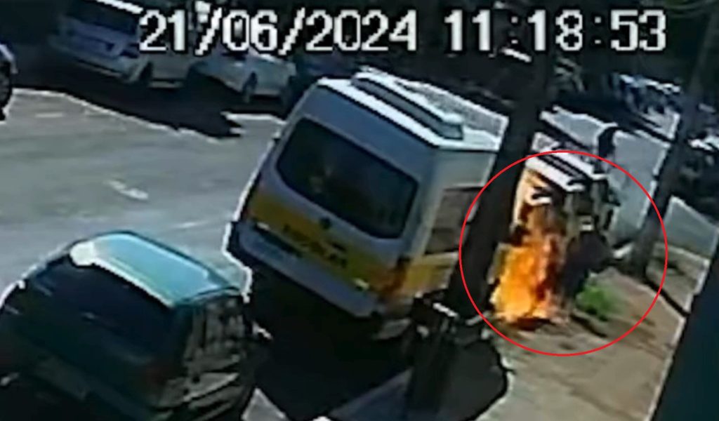 Suspeito de atear fogo em viatura da PM é detido em Rolândia
