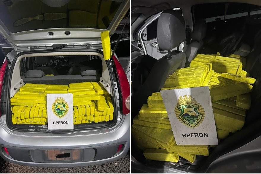 Golpe no tráfico: Polícia apreende mais de R$ 1 milhão em maconha na BR-277