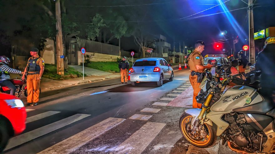 Avenida Piquiri vira palco de operação intensiva para segurança no trânsito