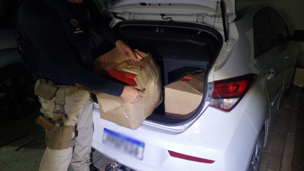 HB20 carregado com 81 kg maconha é apreendido na PRF em Céu Azul