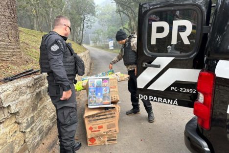 PCPR prende quatro por soltura de balões que chegavam a custar mais de R$ 20 mil