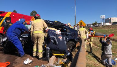 Imagem referente a Violentíssima colisão é registrada na rodovia BR-277 em Cascavel