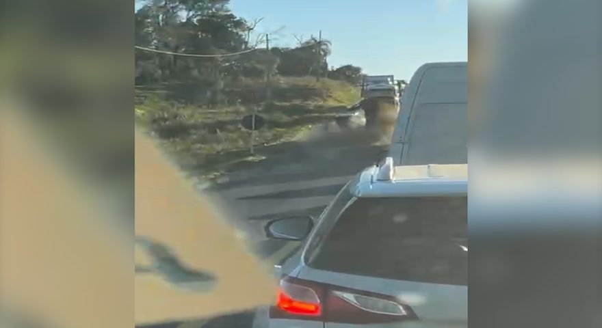 Impressionante: Vídeo flagra grave acidente provocado durante perseguição na BR 280; motorista morre