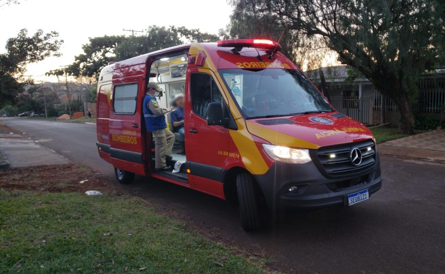 Idoso fica ferido em acidente com lixadeira no Floresta