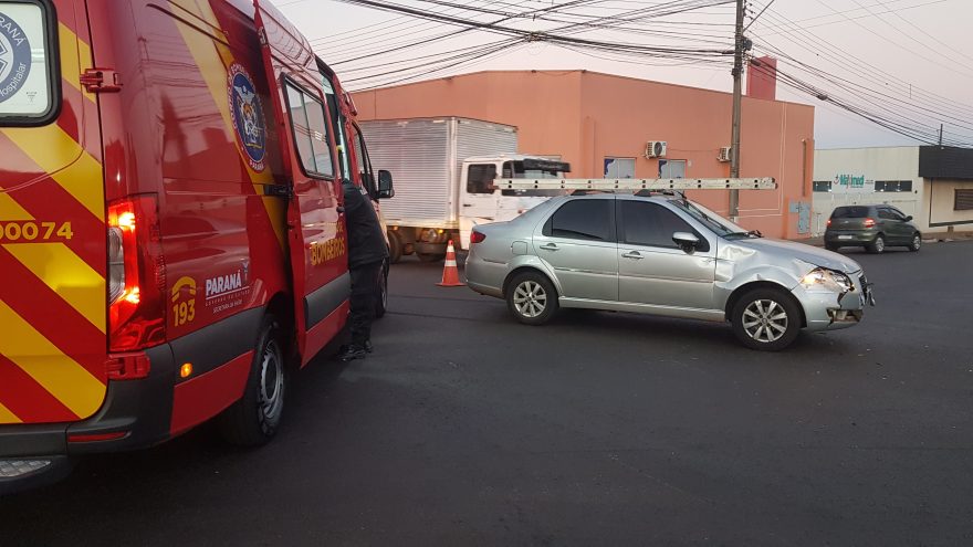Motociclista fica ferido em acidente de trânsito no bairro Maria Luiza