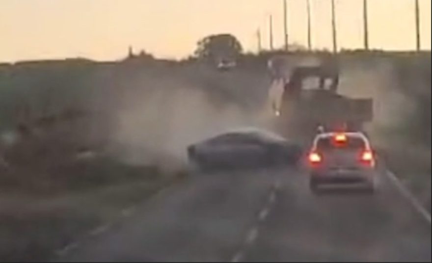 Tentativa de Ultrapassagem: Vídeo registra grave acidente na PR-438