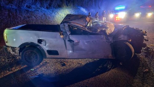 Vaca na pista provoca acidente e deixa motorista ferido na BR-272 Imagem referente a Vaca na pista provoca acidente e deixa motorista ferido na BR-272