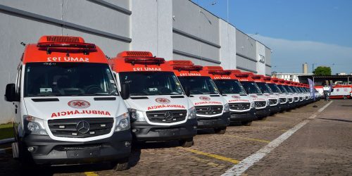 Imagem referente a Lula entrega 280 novas ambulâncias para a frota do Samu