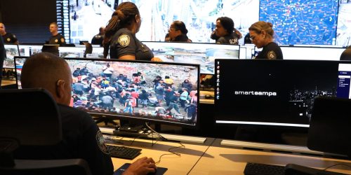 Imagem referente a SP abre central de vigilância de câmeras com reconhecimento facial