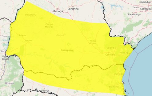 Inmet emite alerta para queda de temperaturas no Paraná Imagem referente a Inmet emite alerta para queda de temperaturas no Paraná
