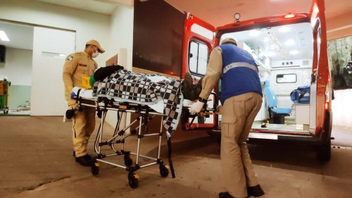 Acidente na BR-277 em Cascavel deixa motociclista ferido Imagem referente a Acidente na BR-277 em Cascavel deixa motociclista ferido