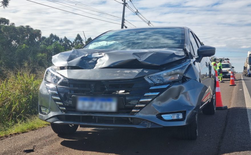 Mais um acidente de trânsito é registrado na BR-277, em Cascavel