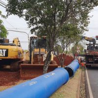 Imagem referente a Nova adutora de R$ 27 milhões vai melhorar transporte de água para a região Oeste de Londrina